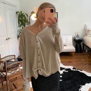 Urban outfitters thermal top